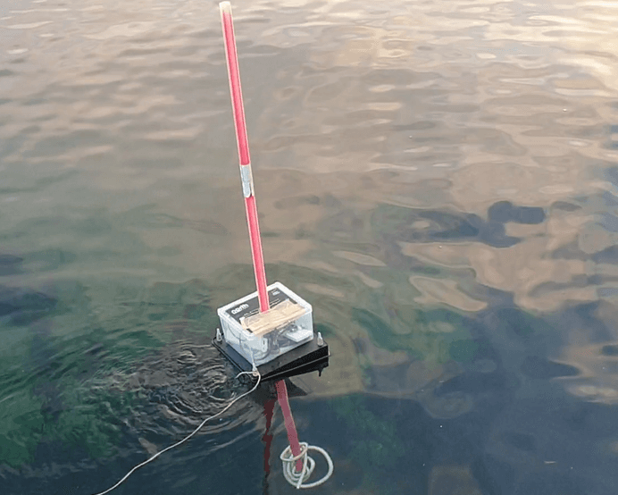 Launching the buoy