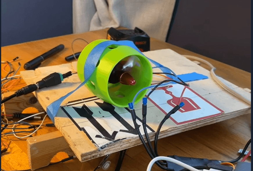 New brushless motors for the drone buoy
